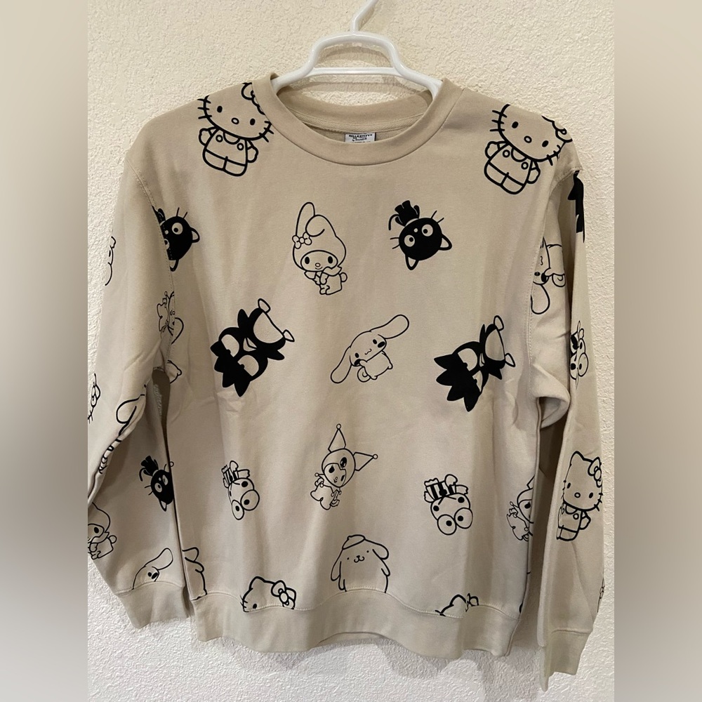 Sanrio Hello Kitty And Friends Tan All-Over Print Sweatshirt